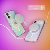 Case NCO SafeCase Clear con MagSafe para iPhone 17 - Arcoiris