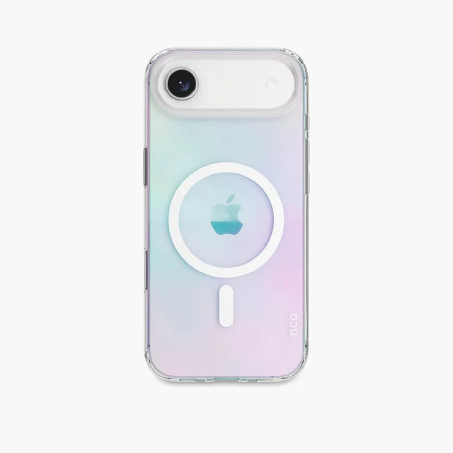 Case NCO SafeCase Clear con MagSafe para iPhone 17 Air - Arcoiris