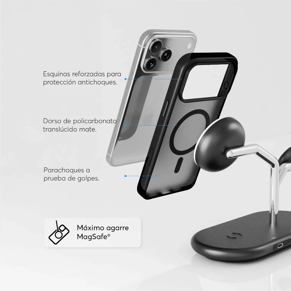 Case NCO SafeCase Lite con MagSafe para iPhone 17 Pro Max - Negro