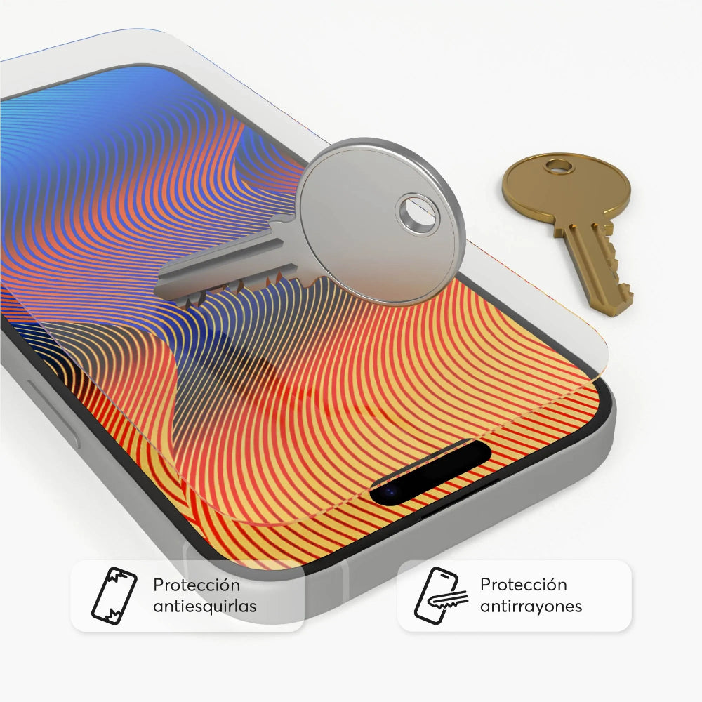 Protector de Pantalla NCO GlassGuard ion+ para iPhone 17 - Transparente