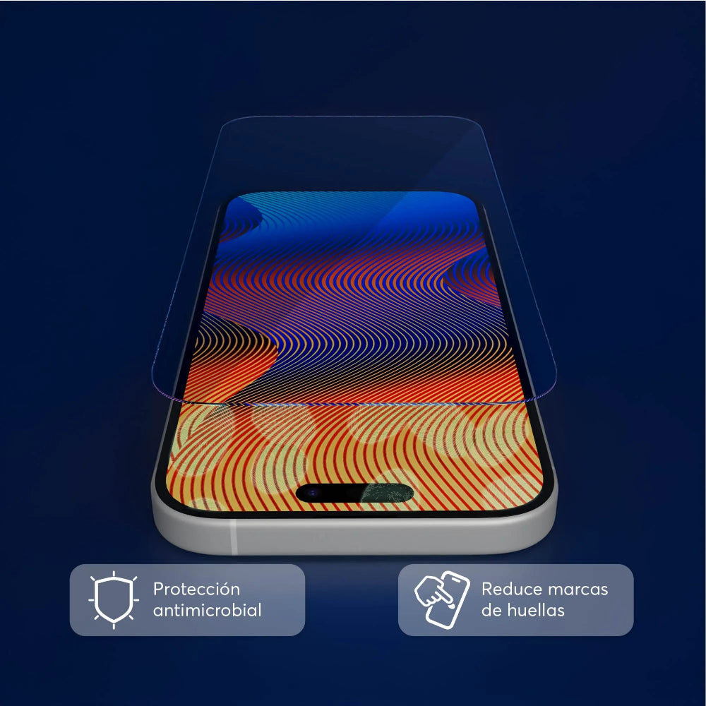 Protector de Pantalla NCO GlassGuard ion+ para iPhone 17 - Transparente