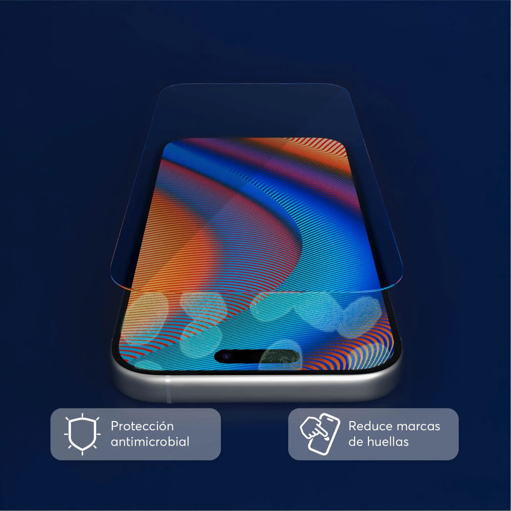 Protector de Pantalla NCO GlassGuard ion+ para iPhone 17 Pro - Transparente