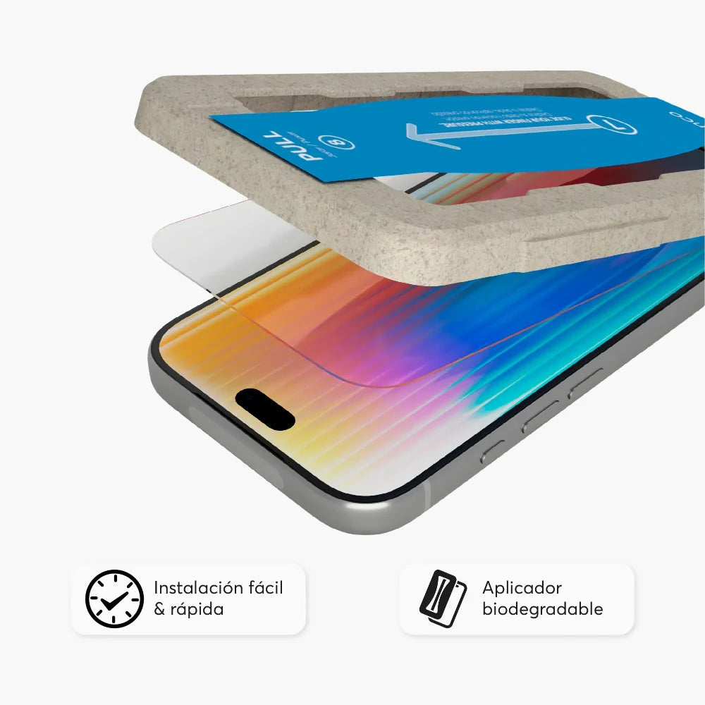 Protector_de_Pantalla_NCO_GlassGuard_ion+_para_iPhone_18_Pro_Max_Transparente_Imagen_posicion_2_iShop_El_Salvador