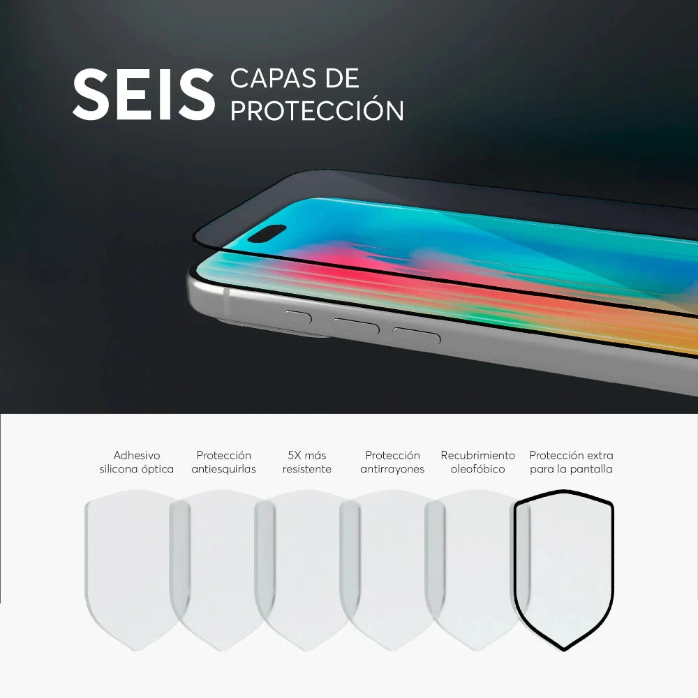 Protector_de_Pantalla_NCO_GlassGuard_ShockProof_para_iPhone_18_Pro_Transparente_Imagen_posicion_4_iShop_El_Salvador