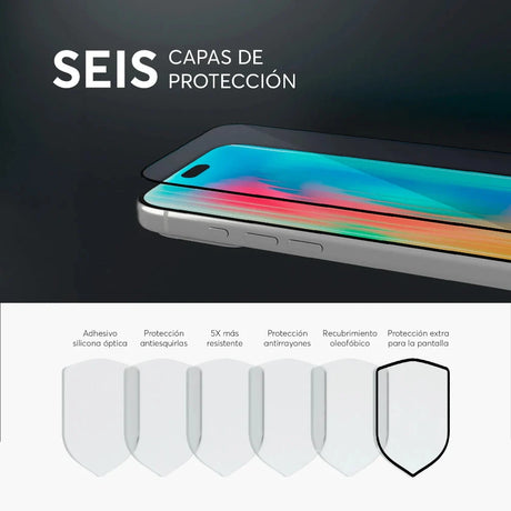 Protector_de_Pantalla_NCO_GlassGuard_ShockProof_para_iPhone_18_Pro_Transparente_Imagen_posicion_4_iShop_El_Salvador