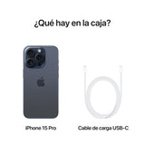 iPhone 15 Pro - 128GB - Titanio Azul + Regalía de batería