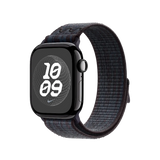 Correa loop deportiva Nike negra/azul para caja de 42 mm