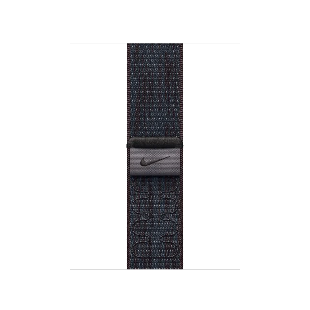 Correa loop deportiva Nike negra/azul para caja de 42 mm