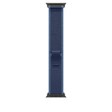 Correa Trail azul/azul brillante para caja de 49 mm – M/L – Acabado de titanio negro