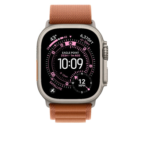 Correa_Alpine_para_Apple_Watch_Acabado_titanio_natural_Posición_6_iShop_El_Salvador