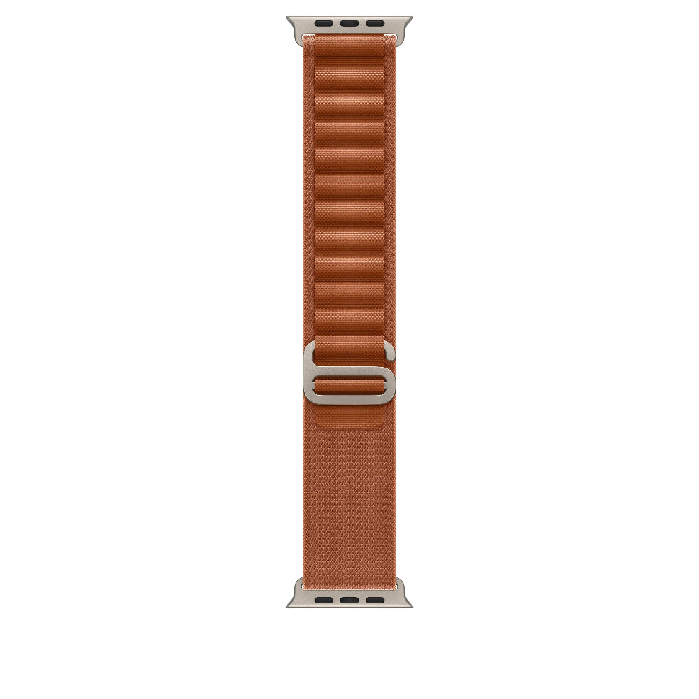 Correa_Alpine_para_Apple_Watch_Acabado_titanio_natural_Posición_4_iShop_El_Salvador