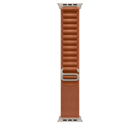 Correa_Alpine_para_Apple_Watch_Acabado_titanio_natural_Posición_4_iShop_El_Salvador