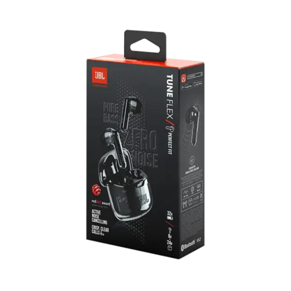 Audífonos JBL Tune Flex Fantasma NC True Wireless - Negro