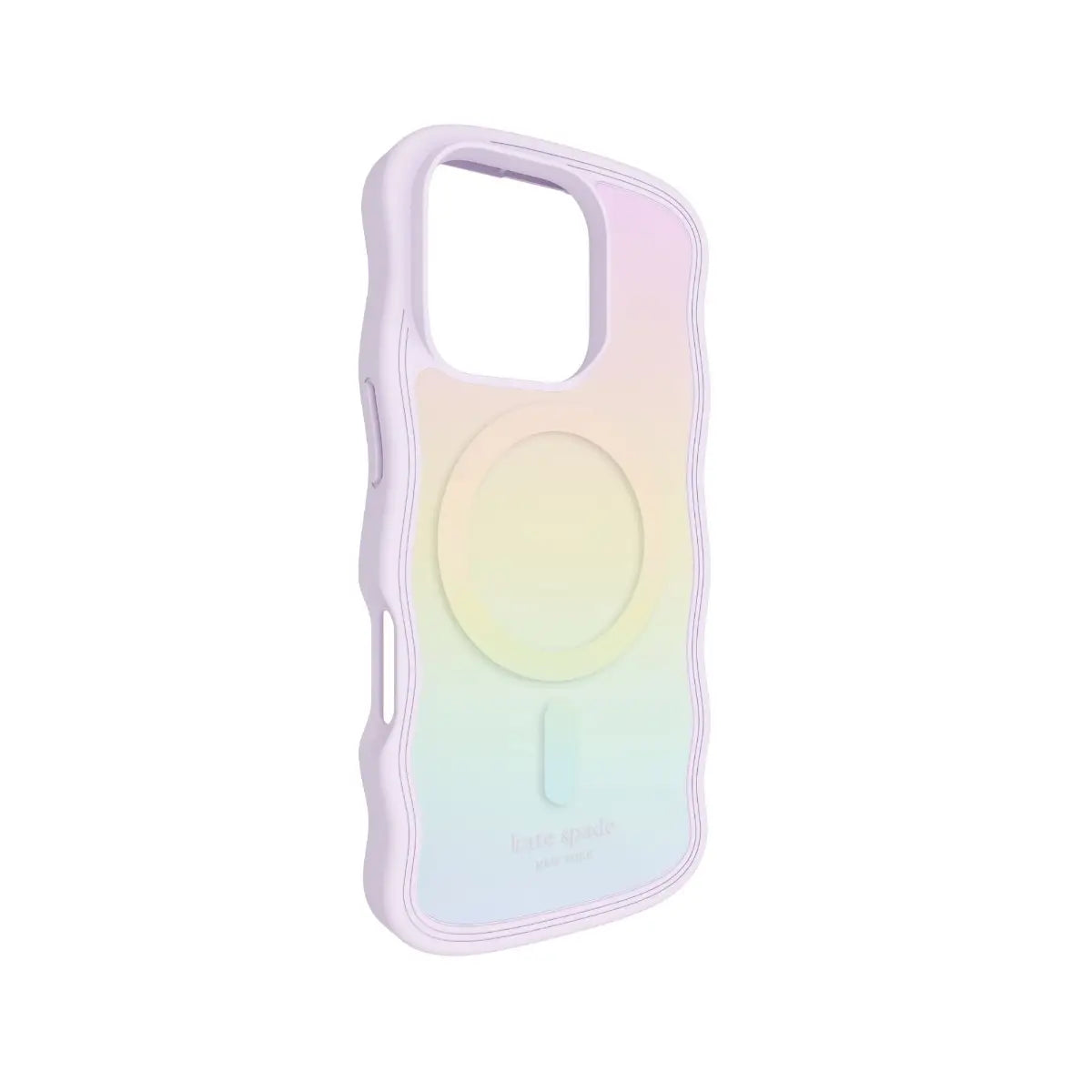 Case Kate Spade Wavy con Magsafe para iPhone 16 Pro - Opal Iridescent