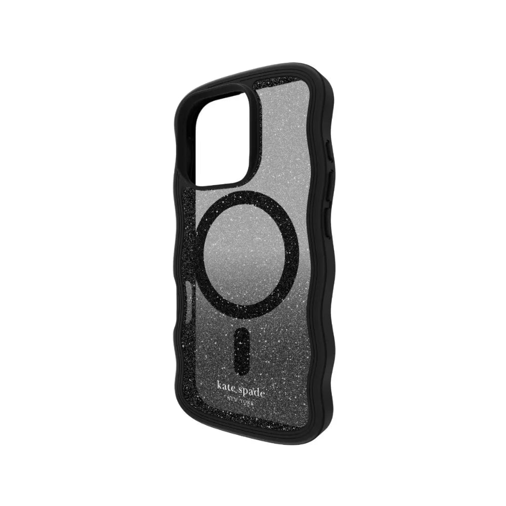 Case Kate Spade Wavy con Magsafe para iPhone 16 Pro - Nightfall