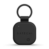 Llavero de Cuero Vegano Satechi Compatible con Find My - Negro