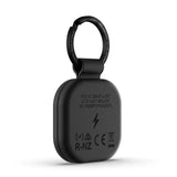 Llavero de Cuero Vegano Satechi Compatible con Find My - Negro