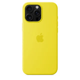 Funda de silicón con MagSafe para el iPhone 16 Pro Max - Amarillo carambola