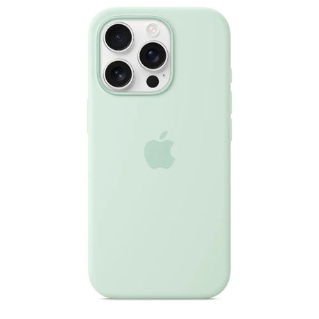 Case de Silicona Apple para iPhone 16 Pro con MagSafe - Aguamarina