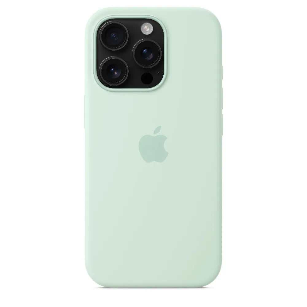Case de Silicona Apple para iPhone 16 Pro con MagSafe - Aguamarina