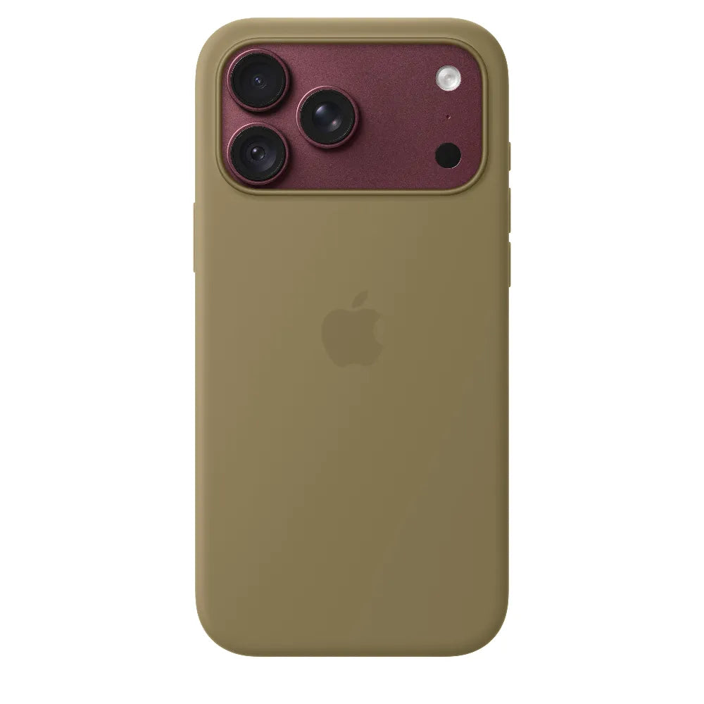 Funda_de_Silicon_con_MagSafe_para_el_iPhone_18_Pro_Max_Color_Oliva_Imagen_posicion_2_iShop_El_Salvador