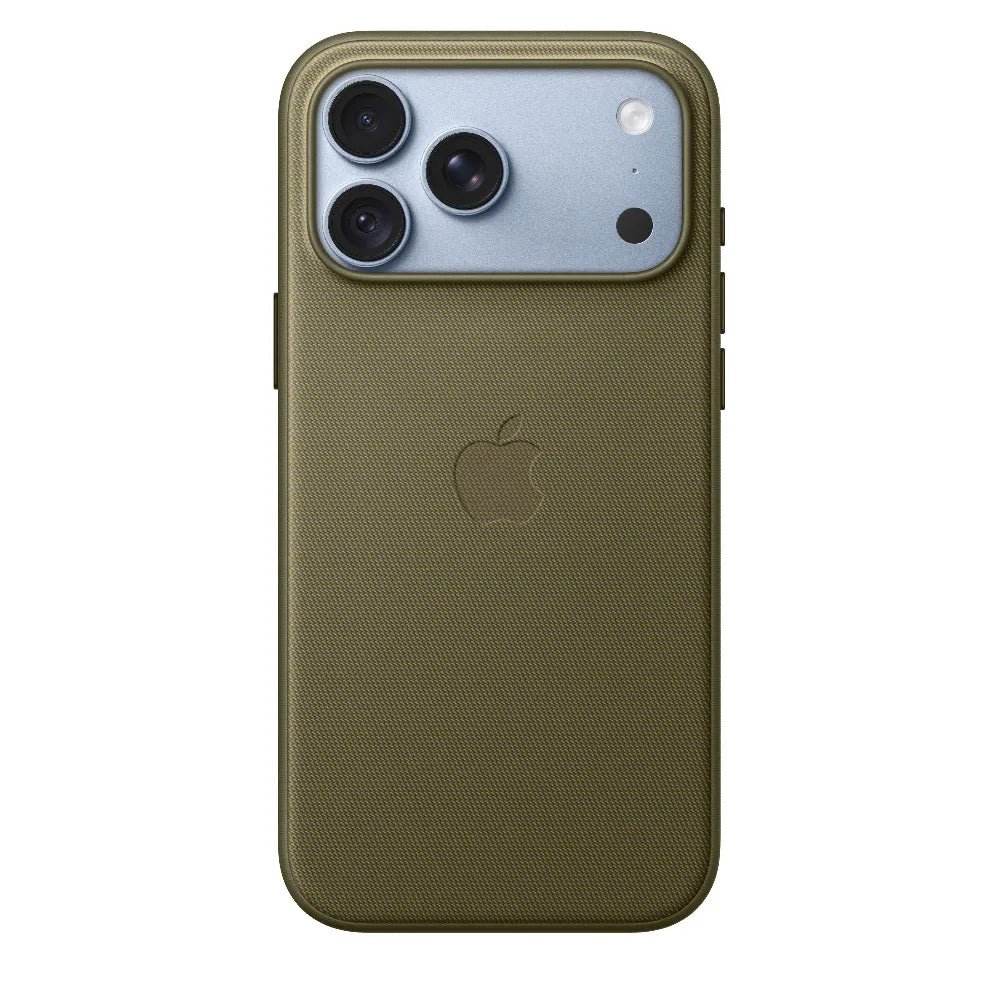 Funda_de_TechWoven_con_MagSafe_para_el_iPhone_18_Pro_Max_Color_Oliva_Imagen_posicion_3_iShop_El_Salvador