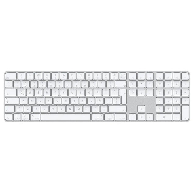 Magic_Keyboard_Touch_ID_Numerico_Mac_USB_C_Español_Blanco_Imagen_posicion_1_iShop_El_Salvador
