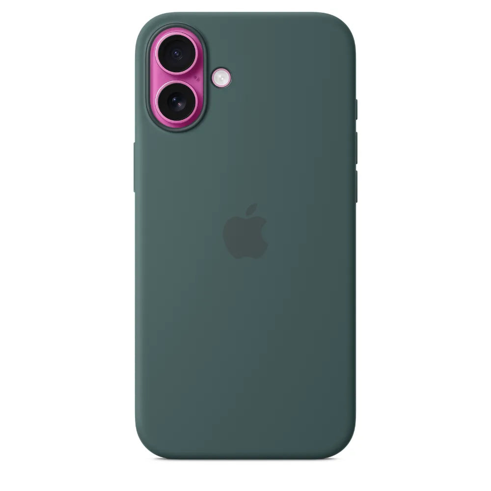 Funda de silicón con MagSafe para el iPhone 16 Plus - Verde lago