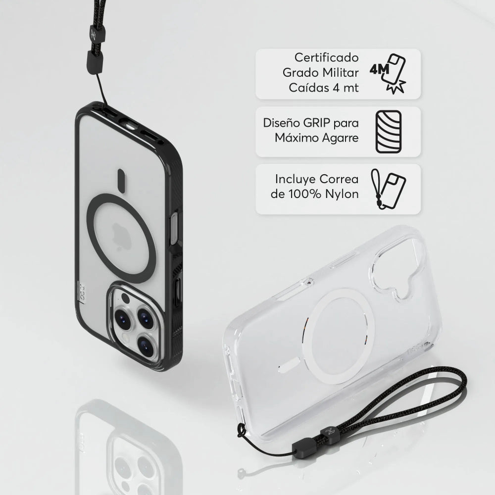 SafeCase_Force_NCO_MagSafe_para_iPhone_16_Series_Transparente_Imagen_posicion_5_iShop_El_Salvador