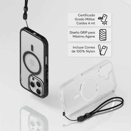SafeCase_Force_NCO_MagSafe_para_iPhone_16_Series_Transparente_Imagen_posicion_5_iShop_El_Salvador