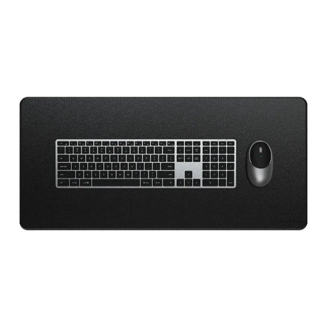 Alfombra de Escritorio Satechi Cuero Vegano Premium - Negro