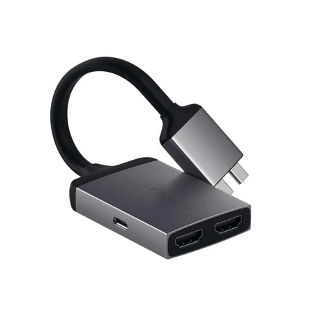 Adaptador Satechi Type-C dual HDMI - Gris Espacial