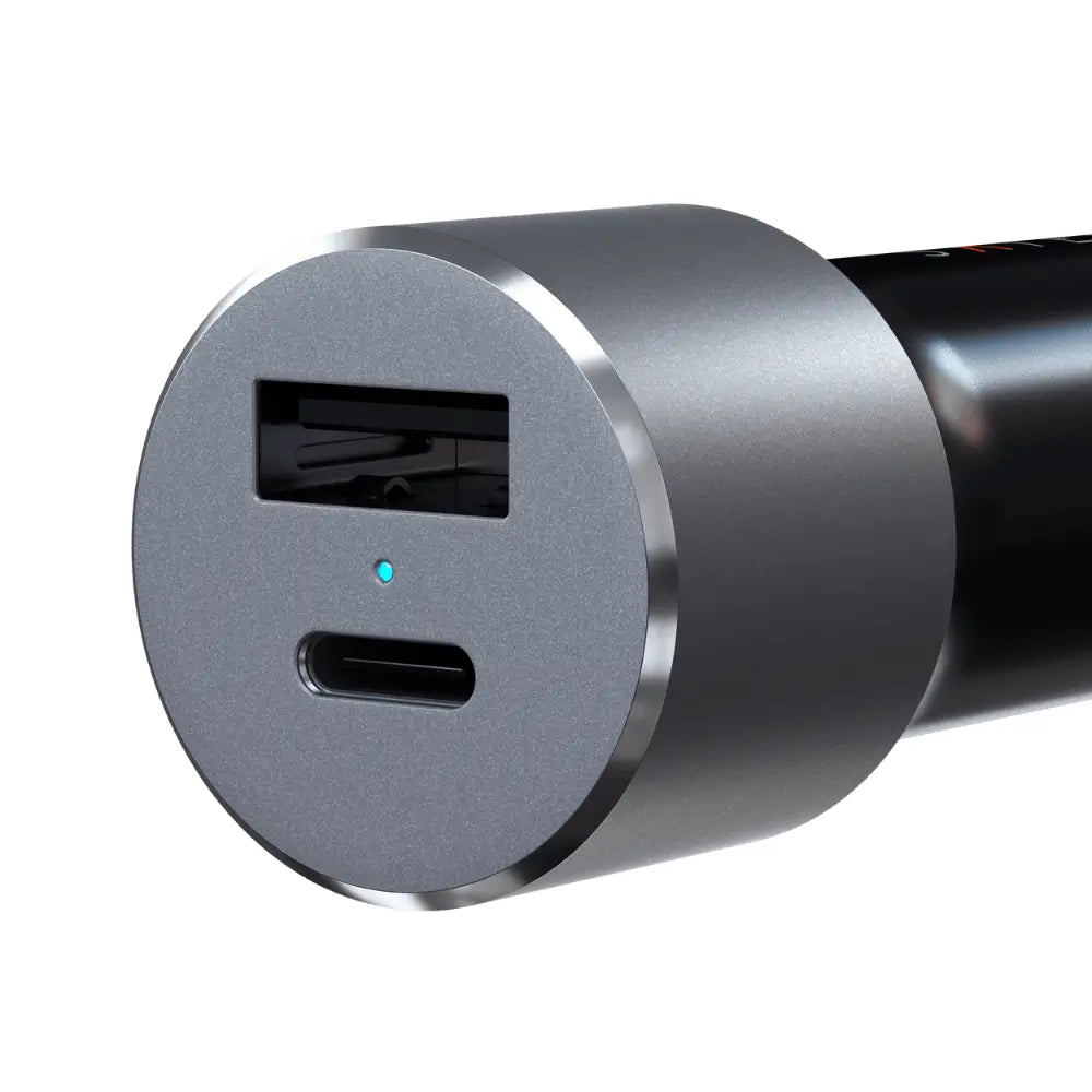 Cargador_de_carro_Satechi_con_puerto_USB_C_72W_Gris_Espacial_Posicion_7_iShop_El_Salvador