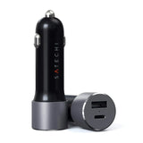 Cargador_de_carro_Satechi_con_puerto_USB_C_72W_Gris_Espacial_Posicion_1_iShop_El_Salvador