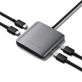 Adaptador_Multipuerto_Satechi_4_en_1_con_Puerto_de_Carga_de_75W_USB-C_Gris_Espacial_Posición_4_iShop_El_Salvador