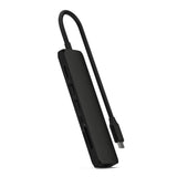 Adaptador Slim Satechi USB-C Ethernet HDMI 2 USB-A - Negro