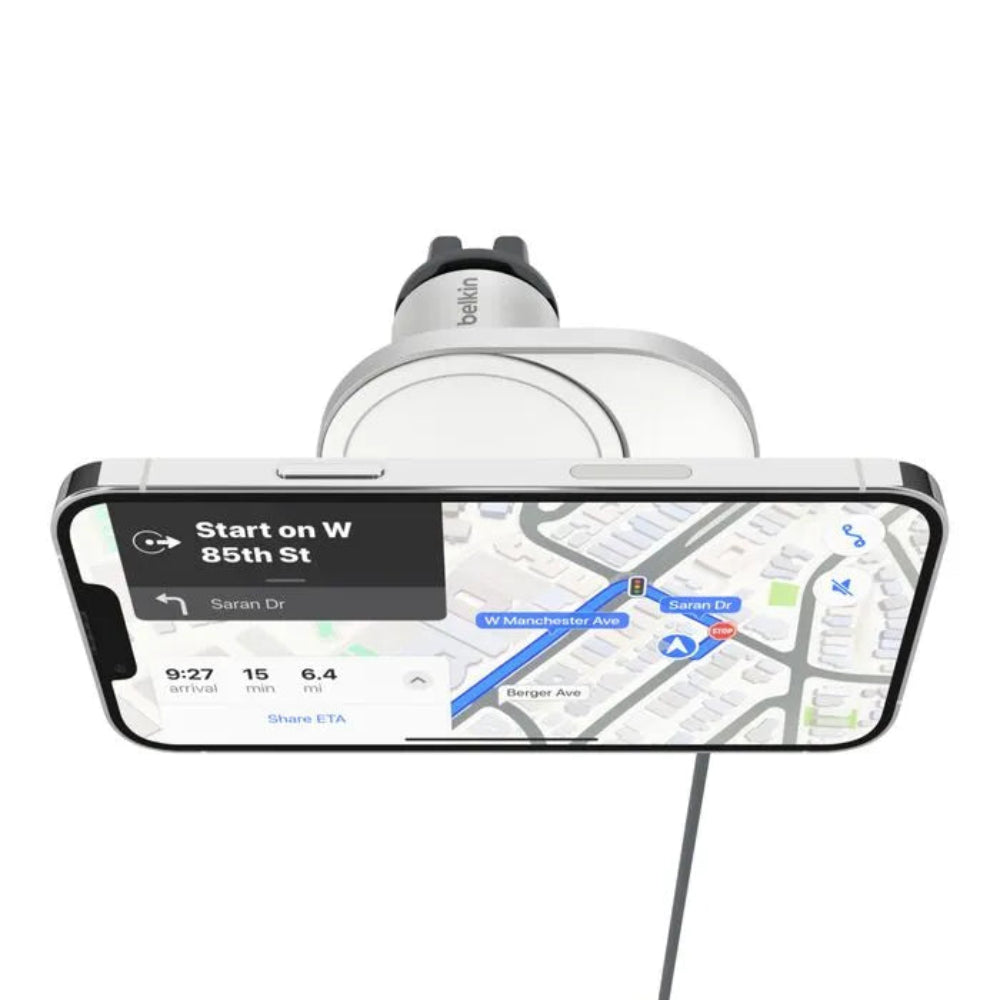 Cargador_Carro_Inalambrico_Belkin_15W_MagSafe_gris_Imagen_posicion_2_iShop_El_Salvador