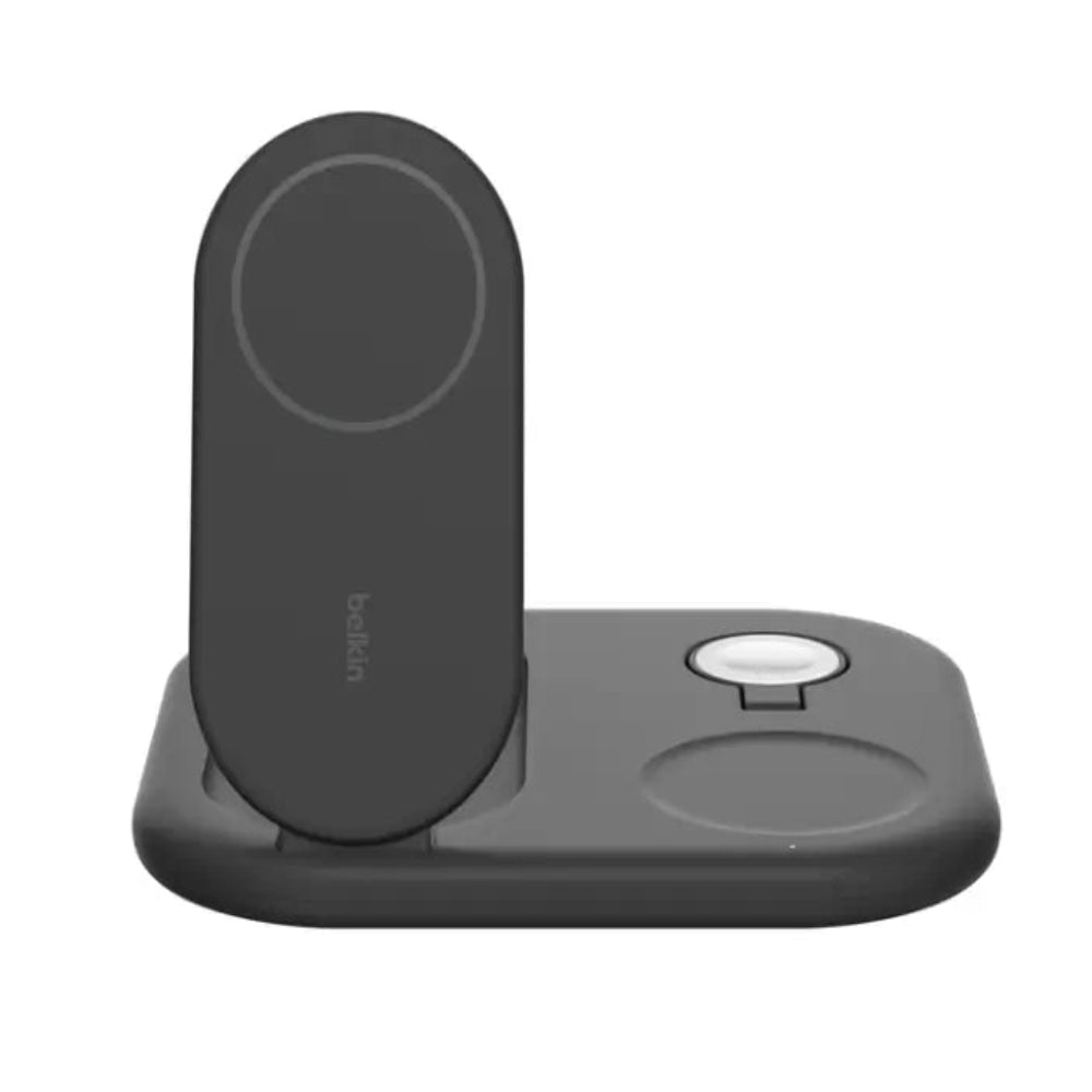Base de carga Belkin Qi2 3 en 1 plegable 15W - Negro