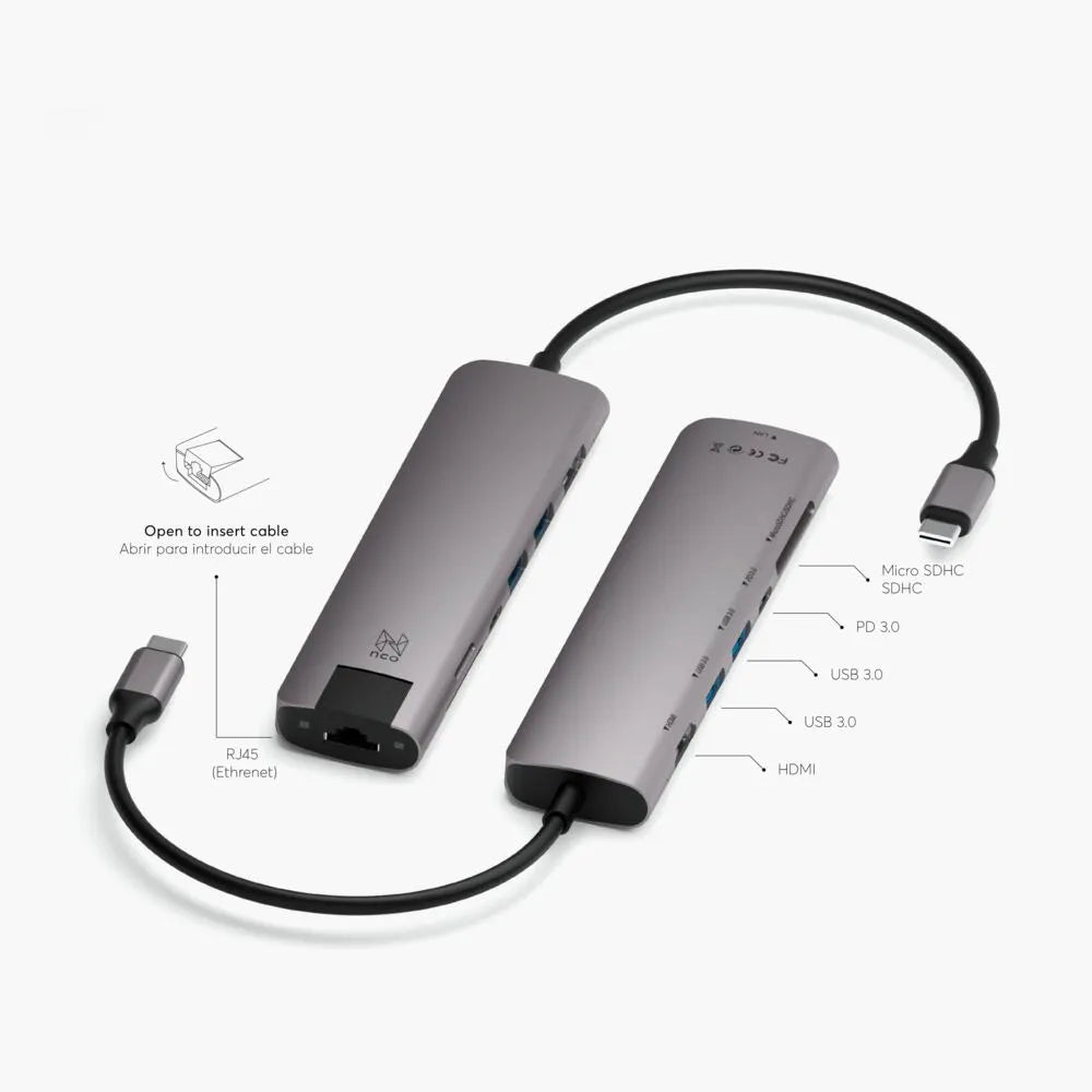 Multipuerto Ultra NCO para Hub USB-C - Gris Espacial