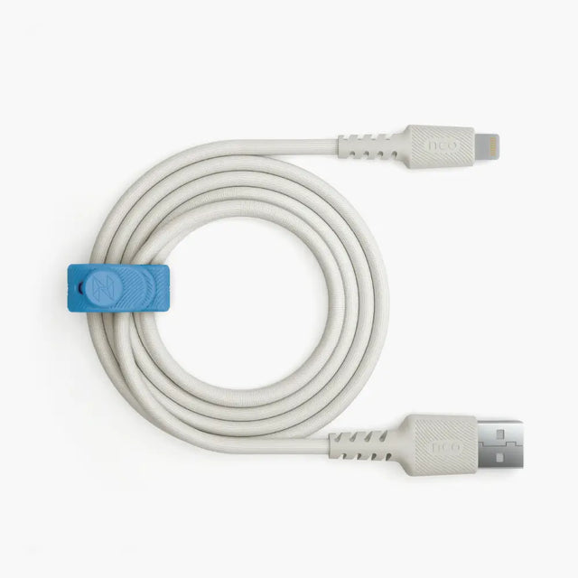 Cable PowerLite NCO USB-A a Lightning - Blanco estrella
