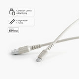 Cable PowerLite NCO USB-A a Lightning