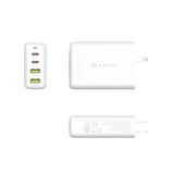 Cargador de Pared Adam Elements OMNIA Pro 100W con Cable USB-C a USB-C 2m - Blanco