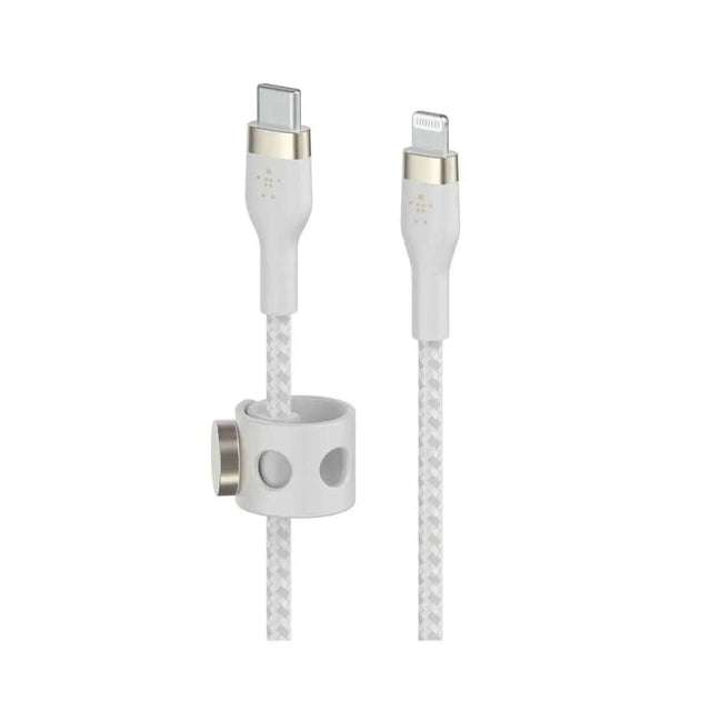 Cable Belkin Pro Flex USB-C a Lightning Cable 3m - Blanco