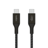 Cable de Carga Trenzado Belkin USB-Ca USB-C 240Wde 2m - Negro