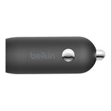 Adaptador de carga para Auto Belkin 30W USB-C + Cable USB-C a Lightning - Negro