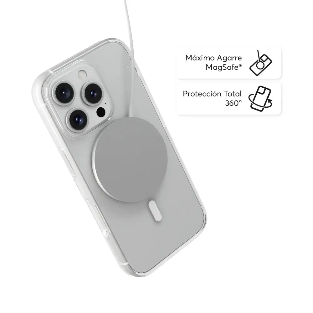 Case Force NCO con MagSafe para iPhone 16 Pro - Transparente