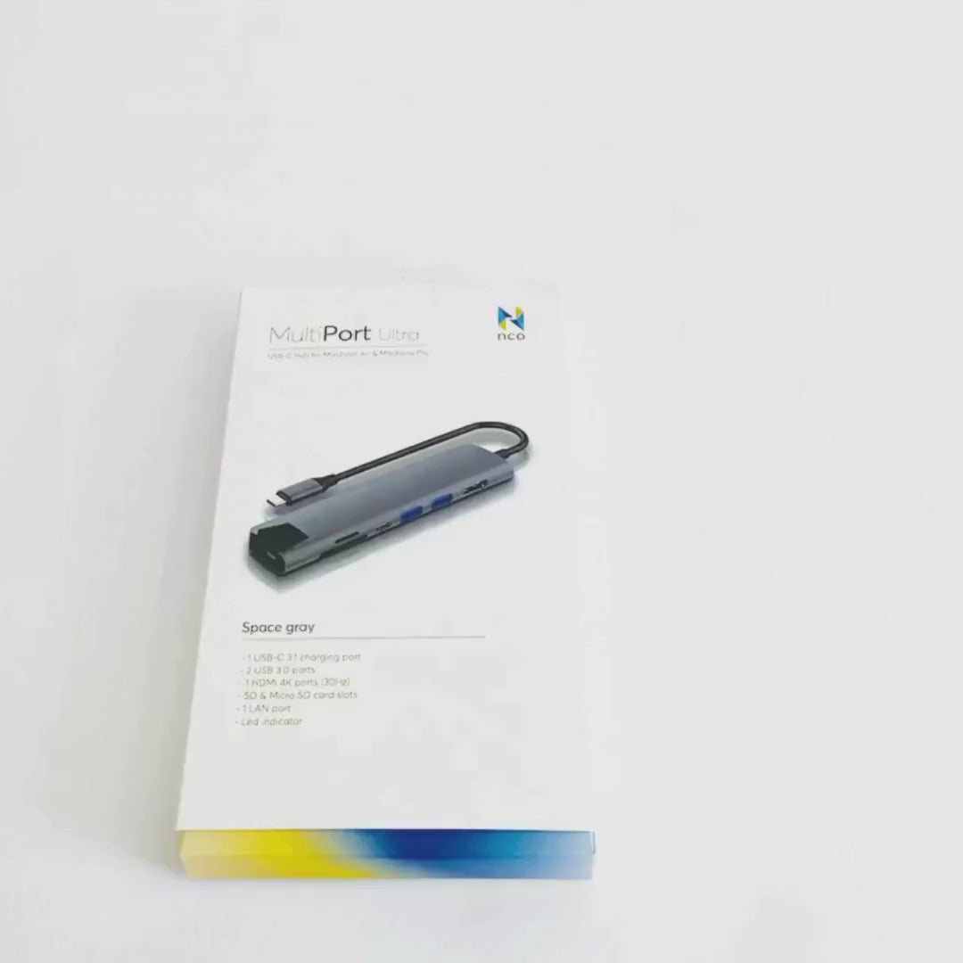 Multipuerto Ultra NCO para Hub USB-C - Gris Espacial